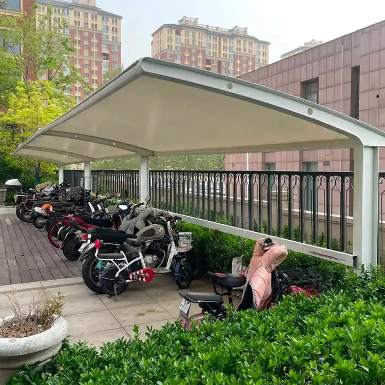 安泽县膜结构电动车棚